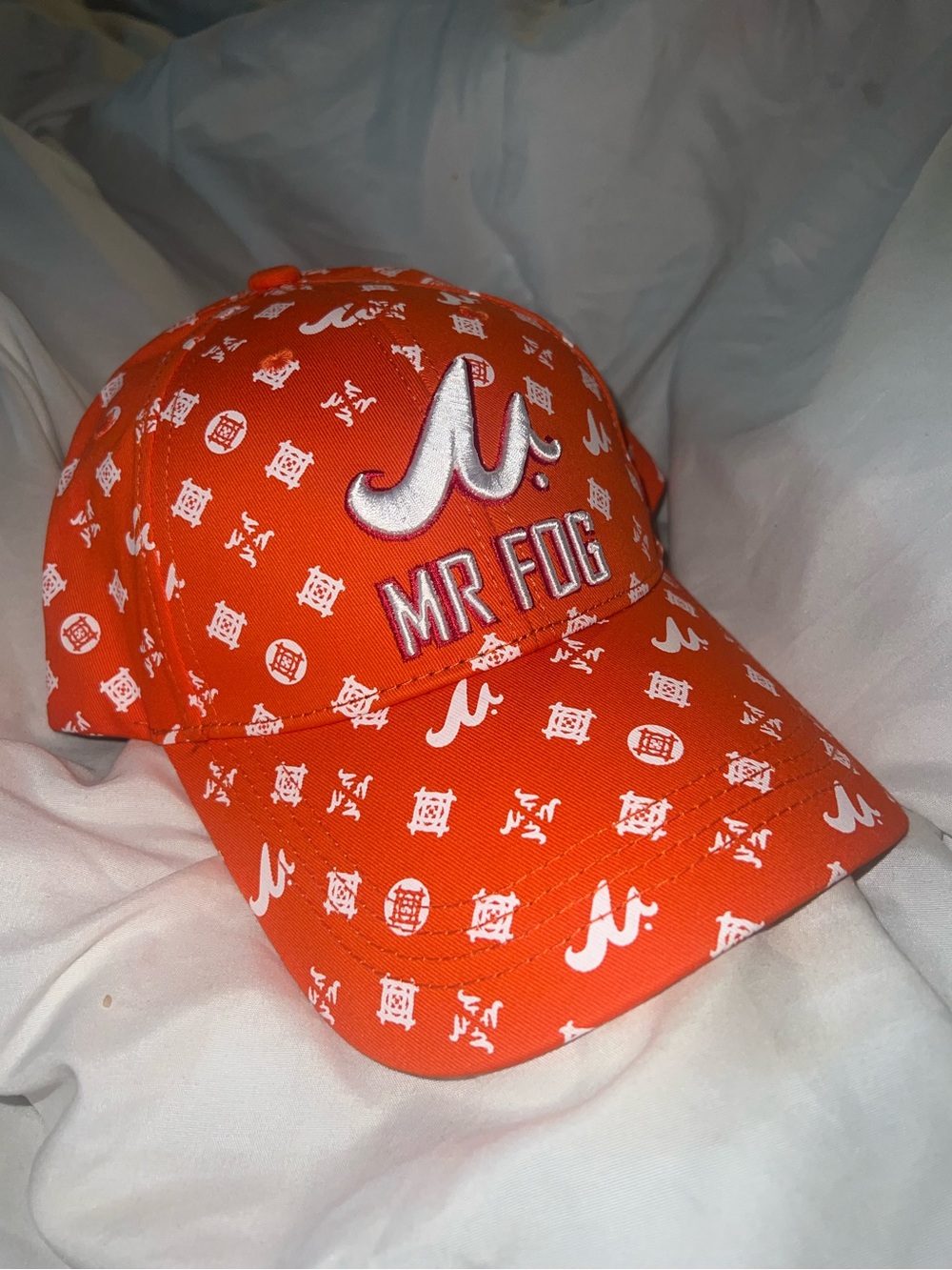 MR FOG Unisex Orange Logo Baseball Cap PROMOTIONAL